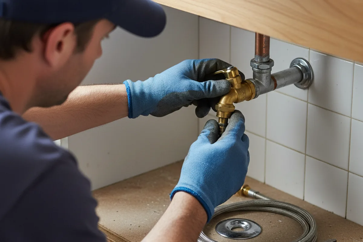 Shutoff valve and fitting work during Emergency Plumbing in Orinda